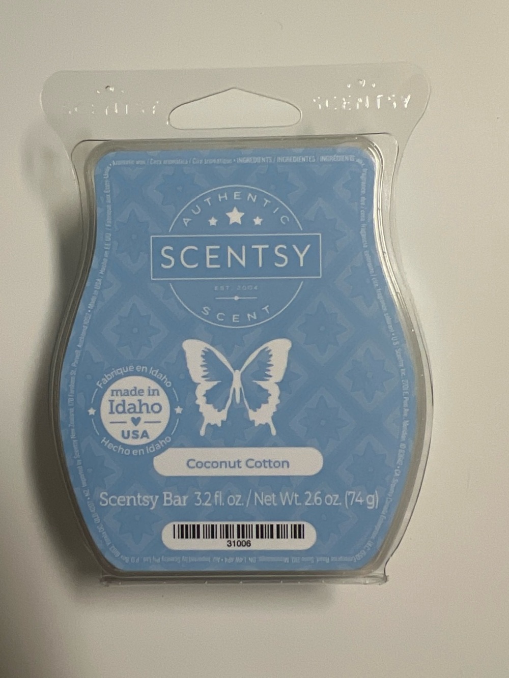 Scentsy Coconut Cotton Wax Bar